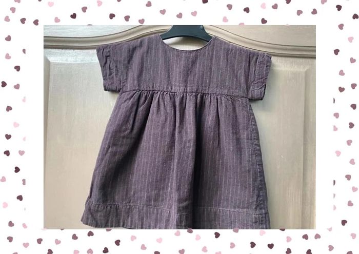 Robe violet foncé  Du pareil au même 12 mois - photo numéro 2