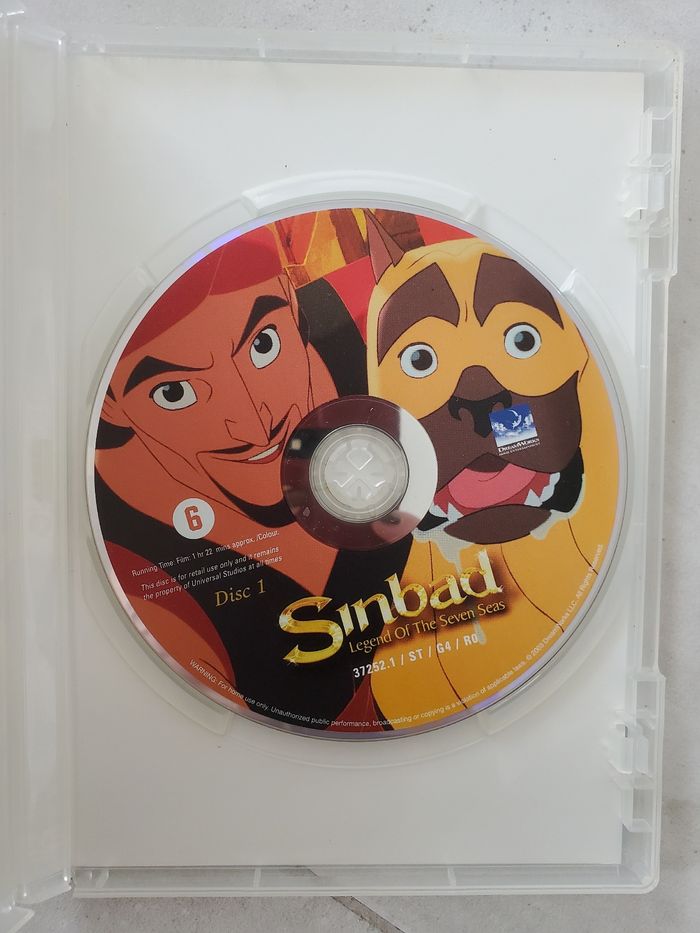 DVD Sinbad la légende des sept mers - photo numéro 2