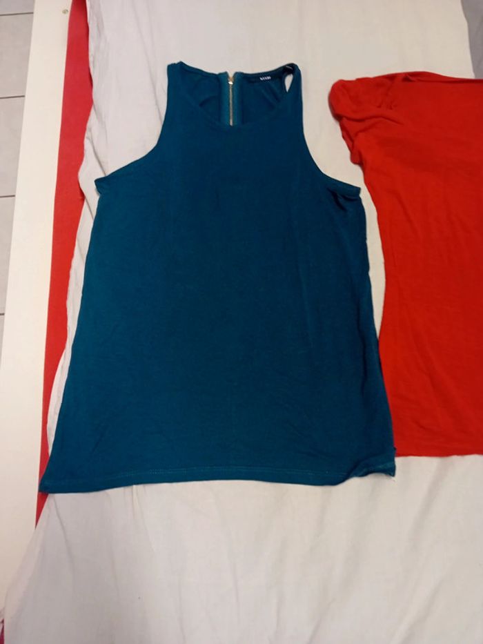 Lot 2 debardeur femme taille S