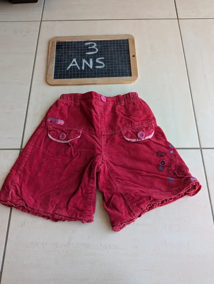 Short velours 3 ans la compagnie des petits