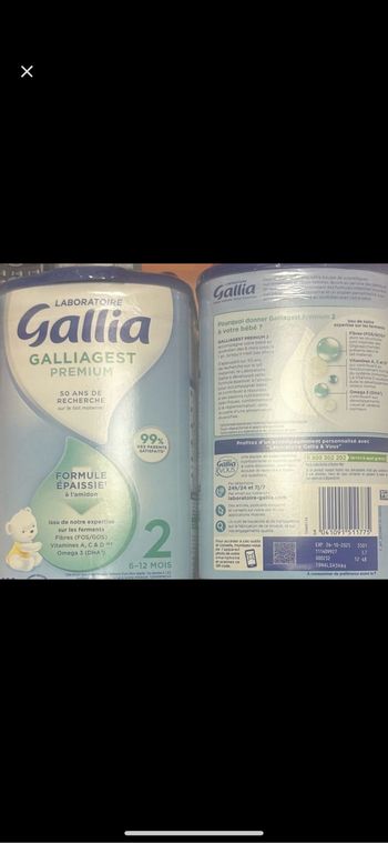 Gallia lot 2 boîtes