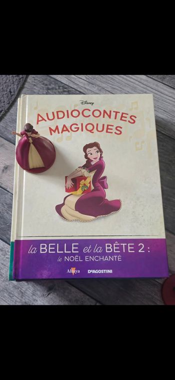 Livre et figurine 93  des audiocontes Magiques altaya audio conte 93  audio compte disney