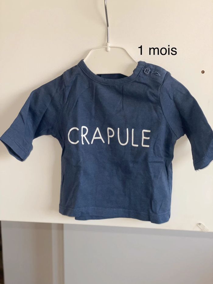 Tee shirt 1 mois