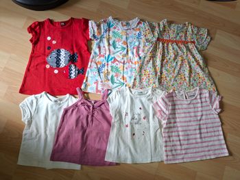 Lot 3 tuniques 4 t-shirts