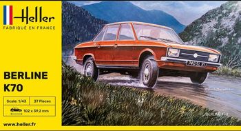 Maquette HELLER 80176 voiture Berline K70 1/43
