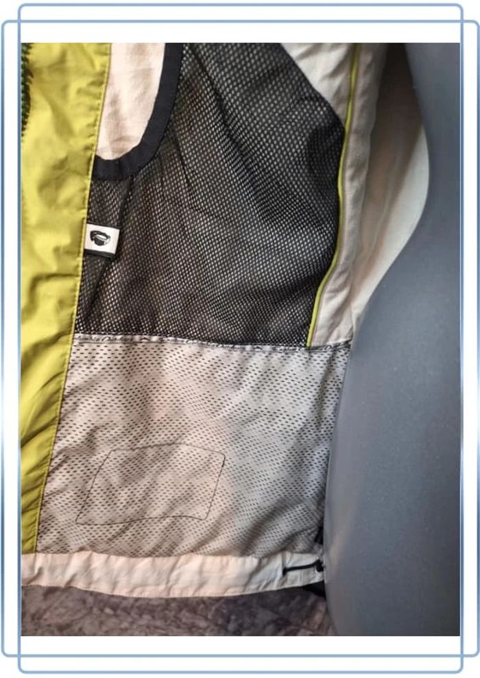 Blouson columbia femme verte et blanche / série storm dry / taille M brodé (279) - photo numéro 10