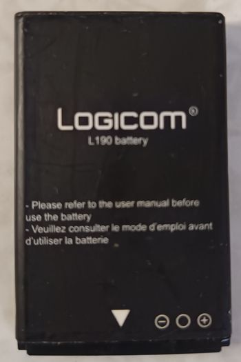 batterie pour Téléphone Logicom L190 de 800mAh 4,2V Rechargeable Li-Ion