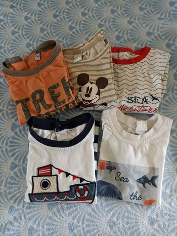 Lot tee-shirts 23 mois.