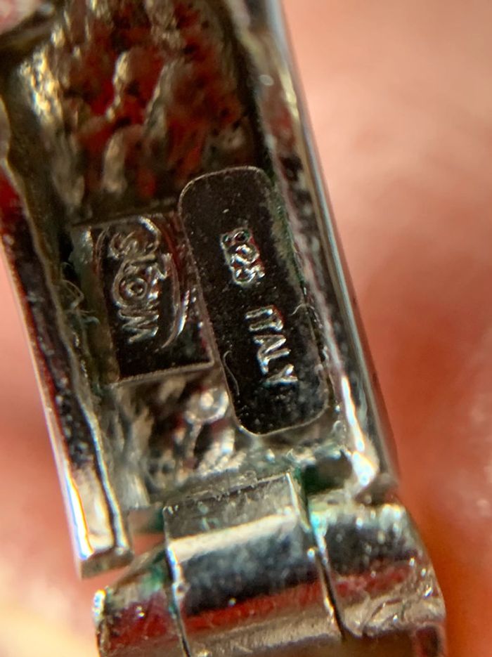 Créoles argent massif pavage cubic zirconia - photo numéro 6