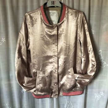 Blouson bombers satin et paillettes 14 ans Teddy Smith