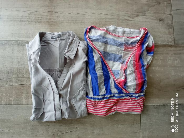 Lot de 2 chemises femme taille 38/M