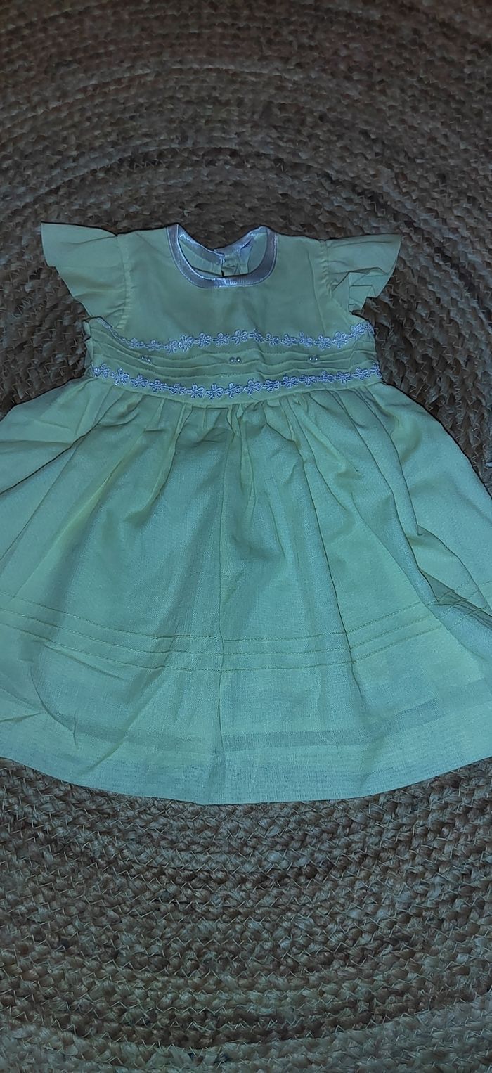 Robe 6 mois jaune