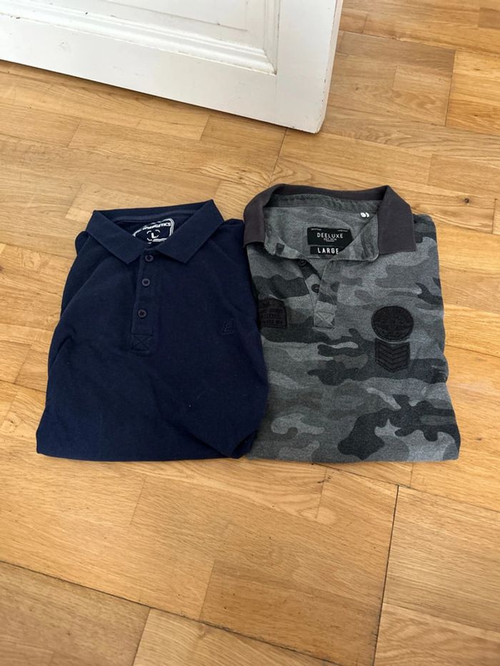 Lot de 2 polos taille L