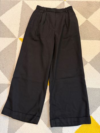 Pantalon à jambes larges en laine Barbara Bui Taille 36