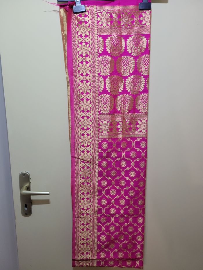 Châle indienne en soie Neuf