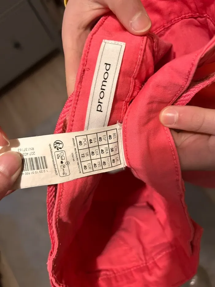 Short rose PROMOD taille 40 - photo numéro 4
