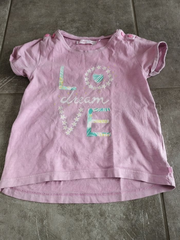 Lot de 30 habit filles, robe été, t-shirt manche longue et courte.