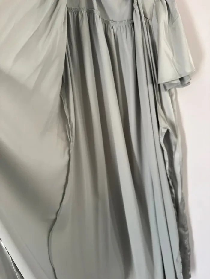 👗 Robe portefeuille d'été ou soirée effet satin- Shein-neuf sans etiquette- taille L couleurverte - photo numéro 8