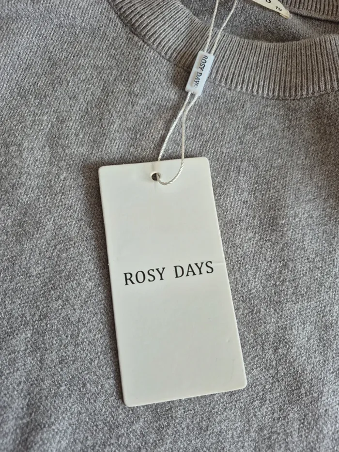 Pull Gris Femme Taille Unique - photo numéro 3