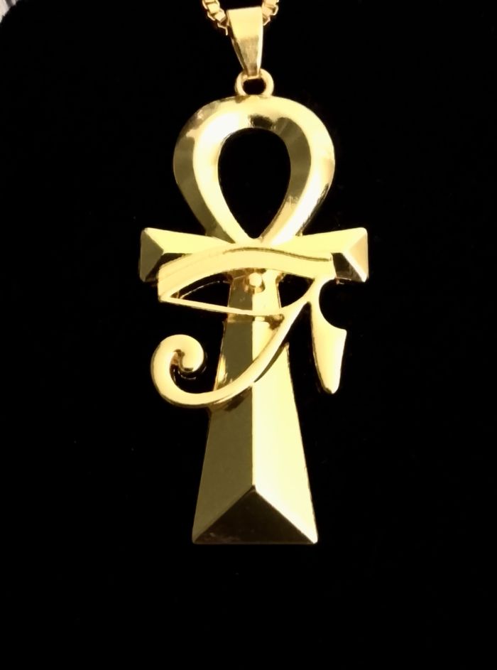 Chaîne + pendentif égyptien - photo numéro 4