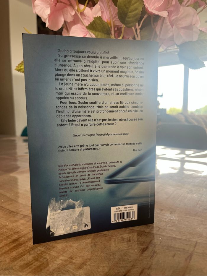 Livre l’erreur - photo numéro 2