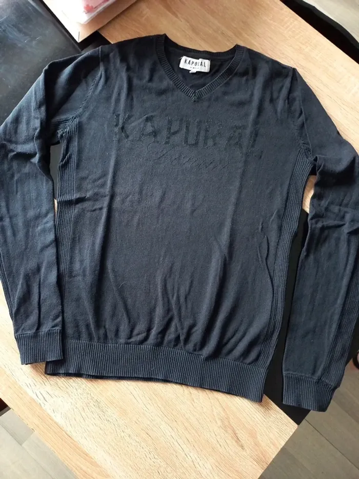 Pull homme noir Kaporal S - photo numéro 3