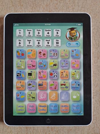 Tablette éducative Français-Anglais