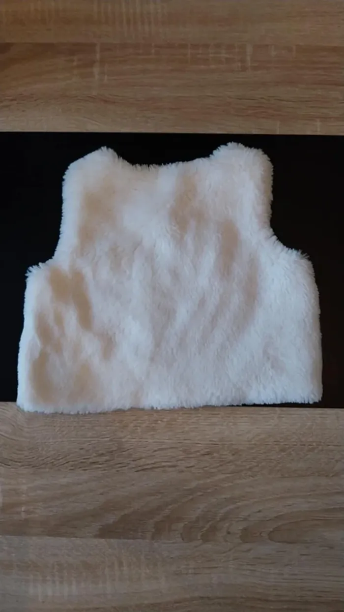 Gilet "fourrure" 9 mois - photo numéro 4