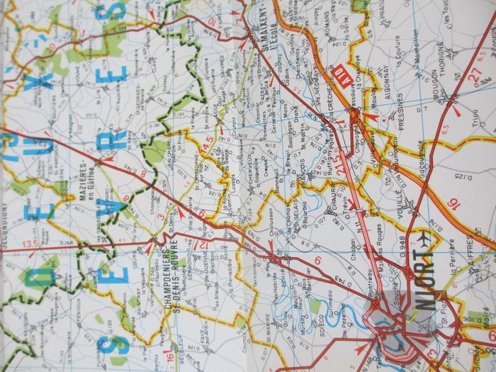 Carte des Deux-Sèvres - Editions Plan-Net 1:180000 - photo numéro 4