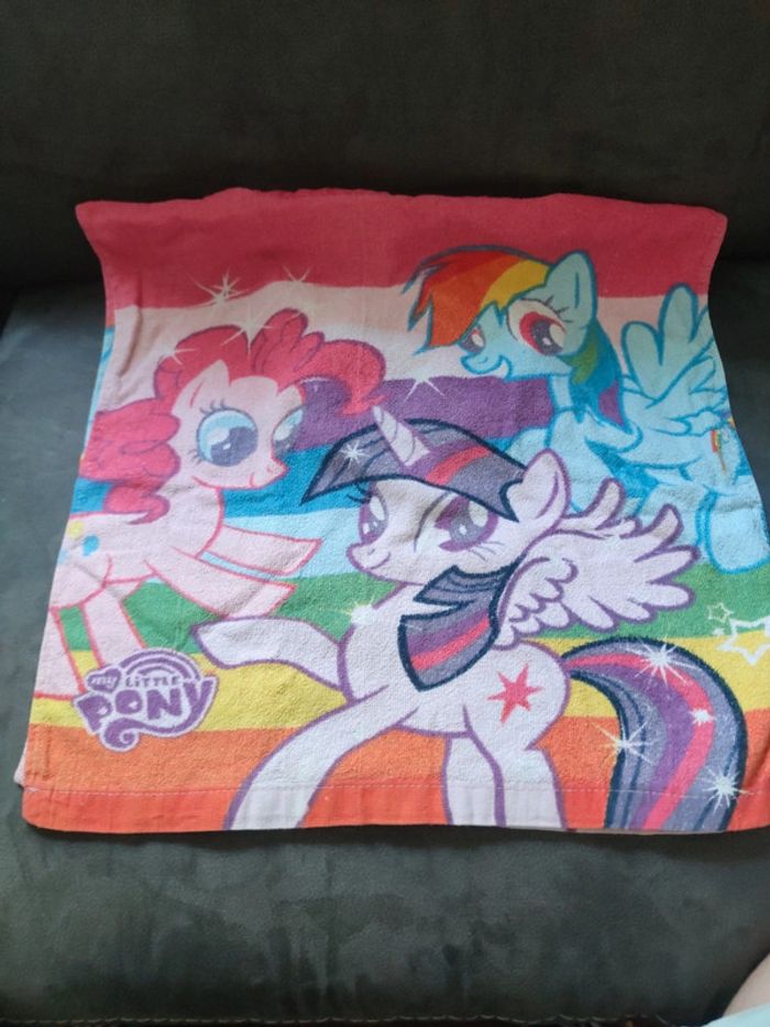 Serviette de bain poncho my little pony - photo numéro 3