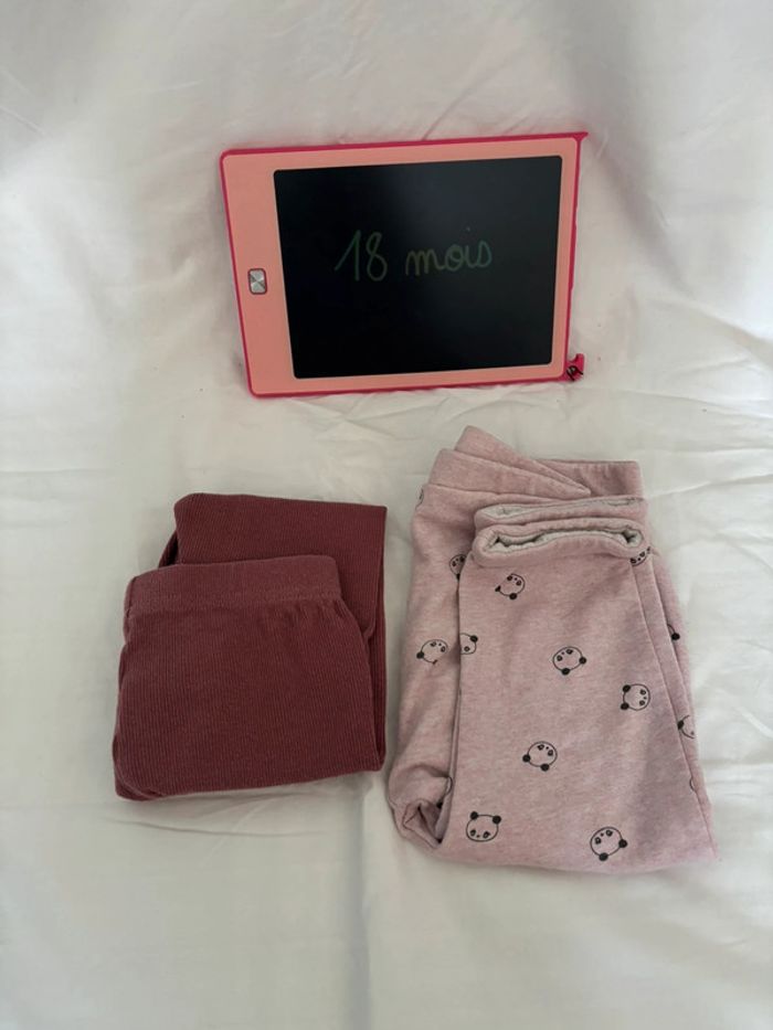 Pantalons chauds 18 mois