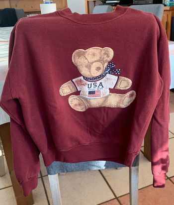 Sweat court femme nounours USA