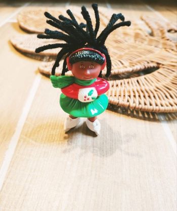 🪆Cabbage Patch kids - Figurine Keisha Mary patineuse de Noël - année 1994