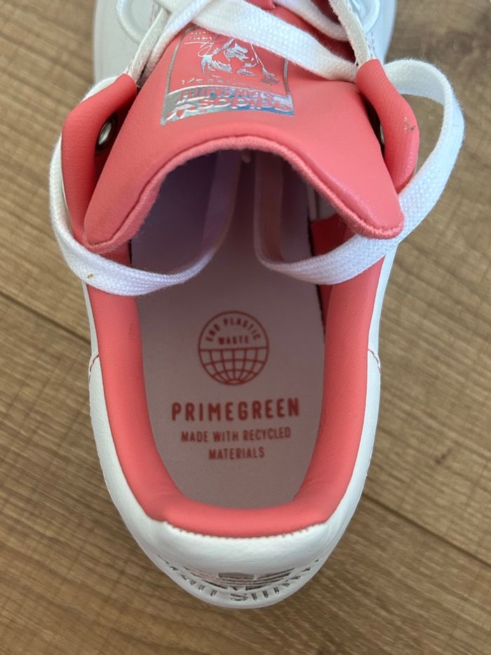 Baskets blanches et roses neuves Adidas Stan Smith pointure 38 - photo numéro 7
