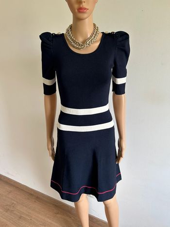 Robe bleue marine et blanche neuve Morgan taille S (valeur 75€)