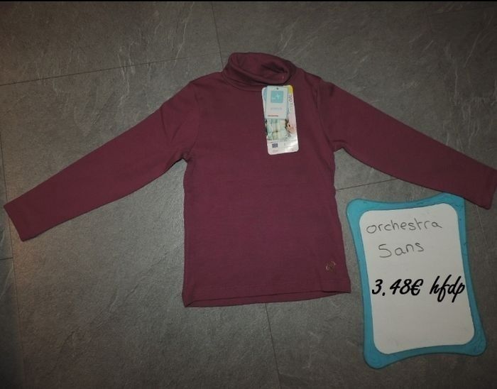 Sous pull orchestra taille 5 ans