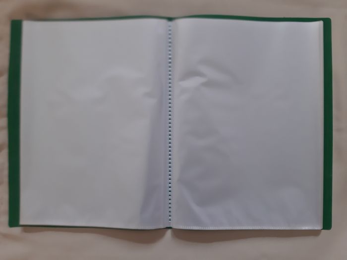 porte-vues / protège-documents - 60 vues - vert - photo numéro 4