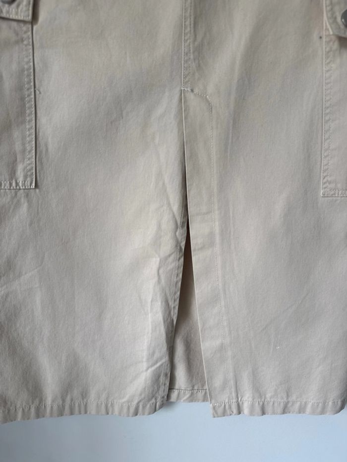 👗 jolie jupe beige effet jeans - pimkie collection - neuf avec étiquette - taille 38 - photo numéro 6