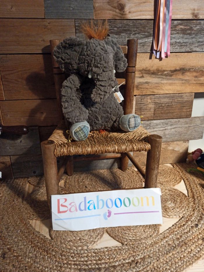 Peluche éléphant moulin roty tbe le roty moulin bazar