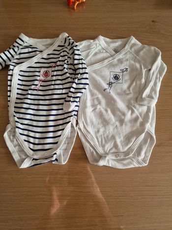 Bodys petit bateau 3 mois