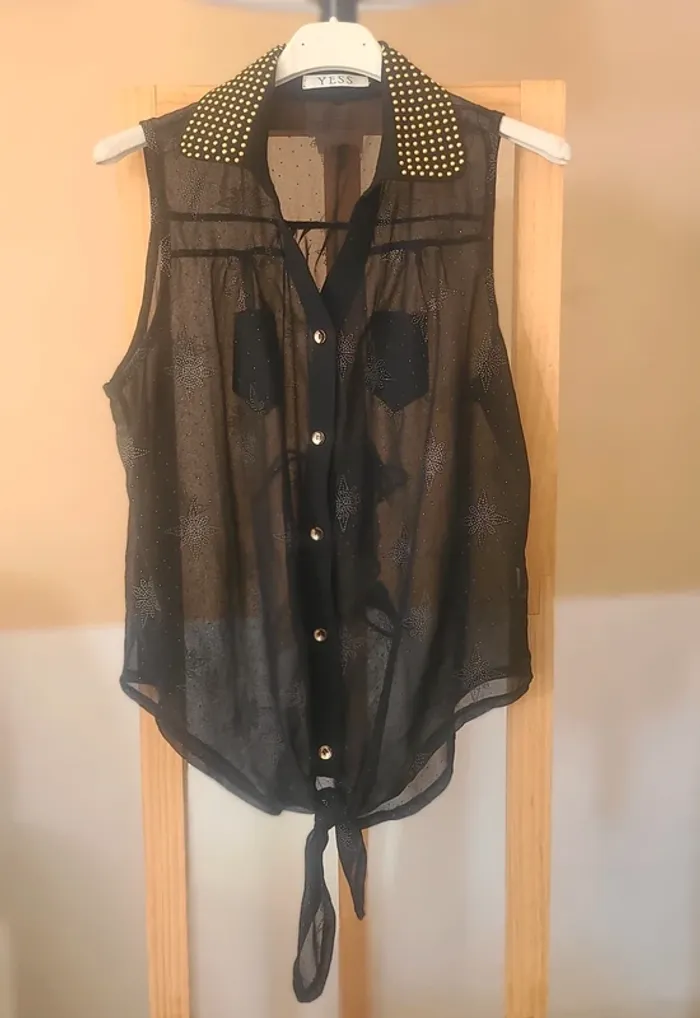 Chemisier noir taille M