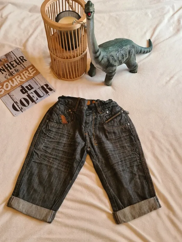 Bermuda jeans 8 ans