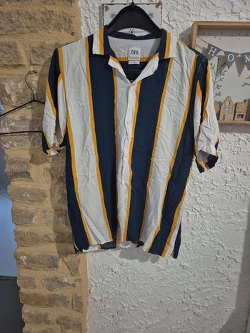 Chemise manches courtes Zara man regular fit taille L
