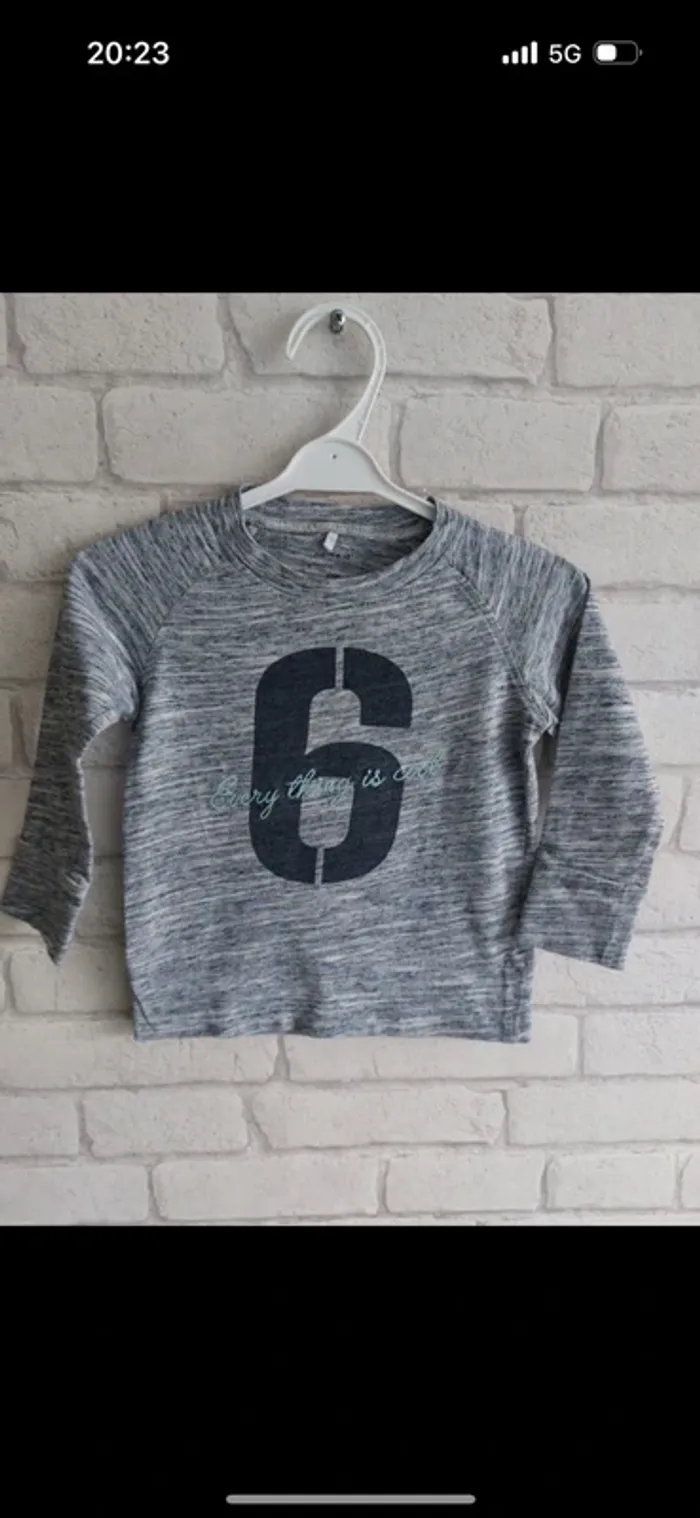 Tee-shirt manches longues Name It taille 2 ans