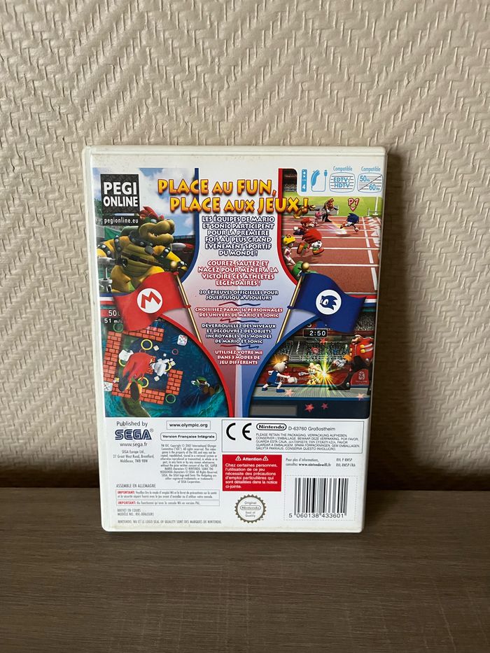 Boîtier Mario et Sonic aux jeux Olympiques - photo numéro 2