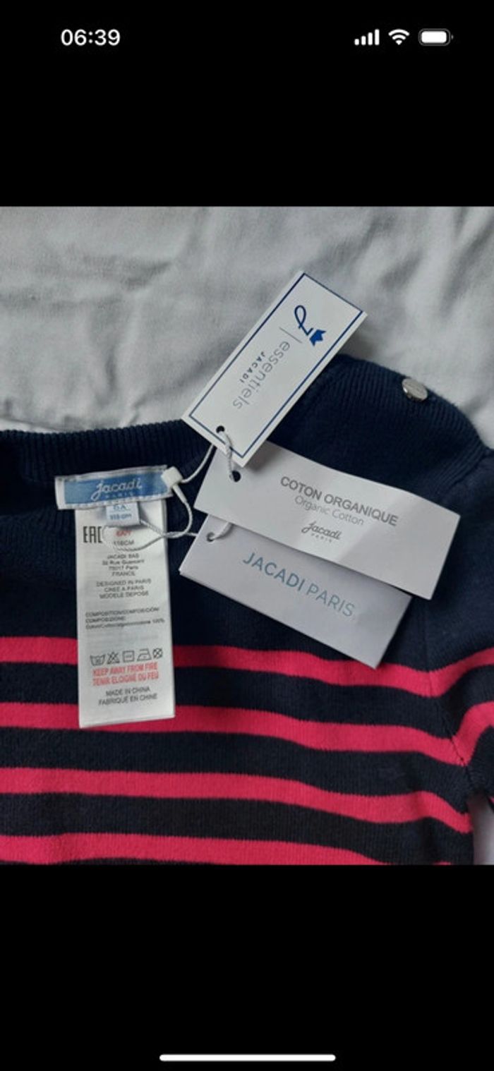 Pull fille Jacadi 6 ans neuve - photo numéro 6