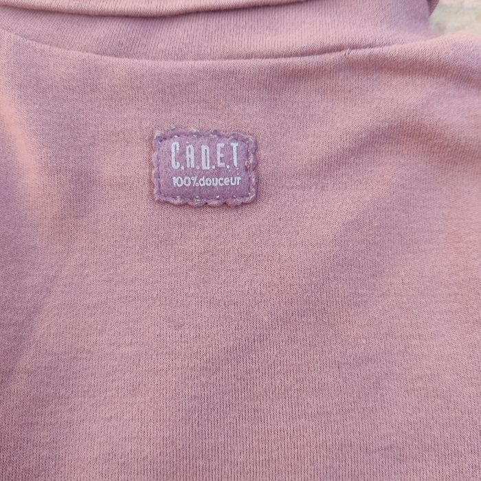 Pull bébé Cadet Rousselle – vintage – mauve – 12 mois - photo numéro 3