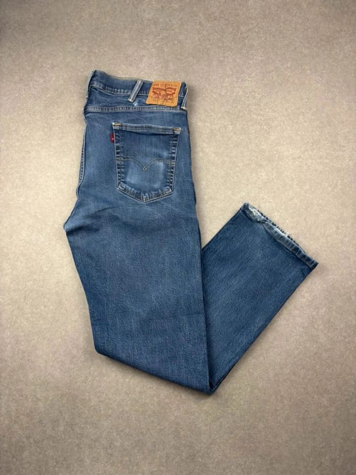 Jean pantalon coupe droite 514 levis bleu W38 L30 - photo numéro 1