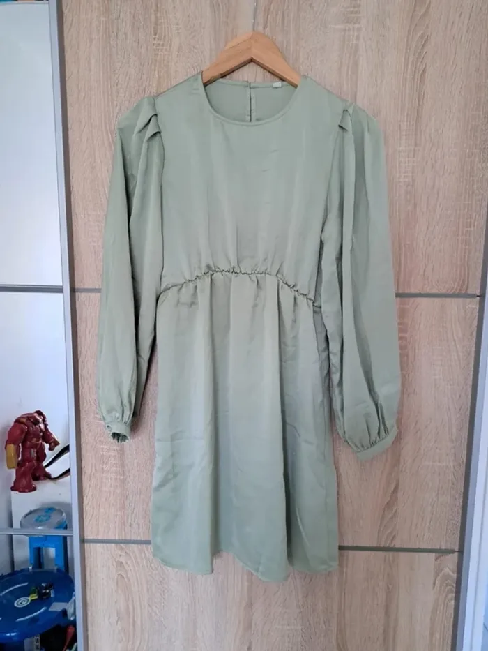 Robe S 36 vert d'eau menthe