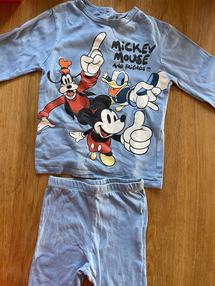 Ensemble pyjama bleu Mickey 3 ans